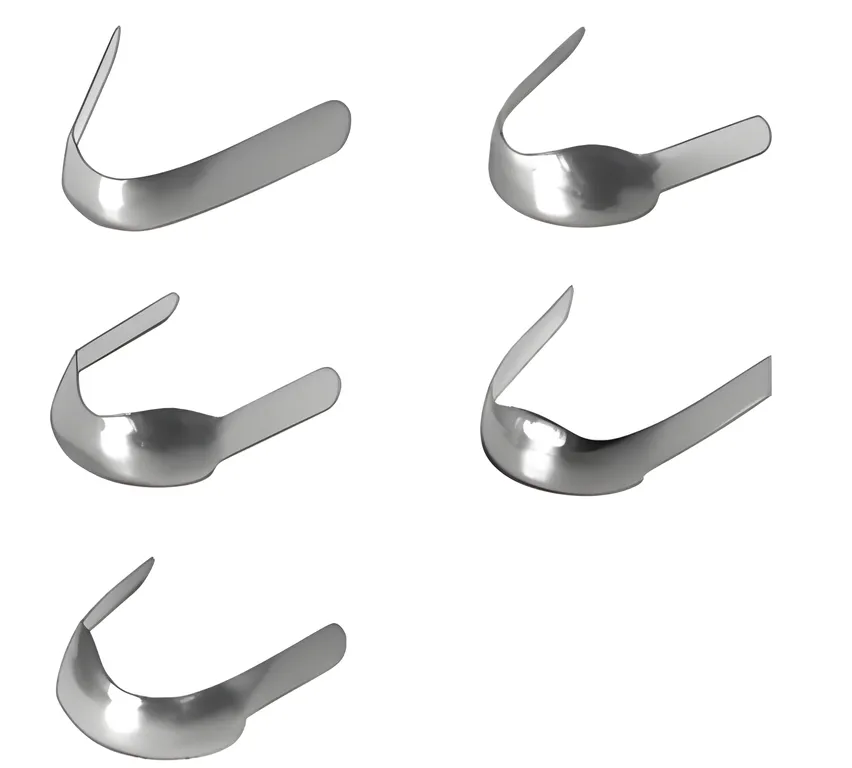 1.510+ Матрицы металлические контурные 5-ти форм для моляров, набор, 50 мкм (30 шт) ТОР ВМ