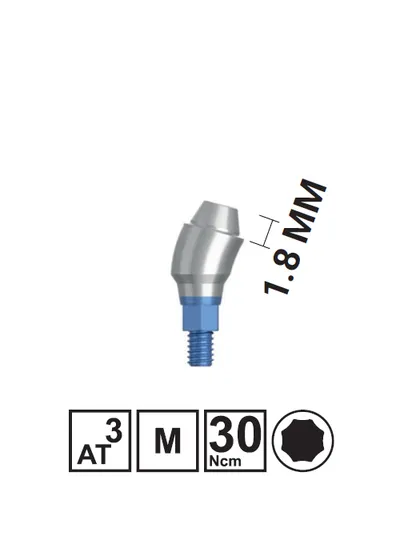 Мультиюнит угловой VEGA RV PERMANENT 18 грд, GH3 мм, с винтом, арт: 18 10 60