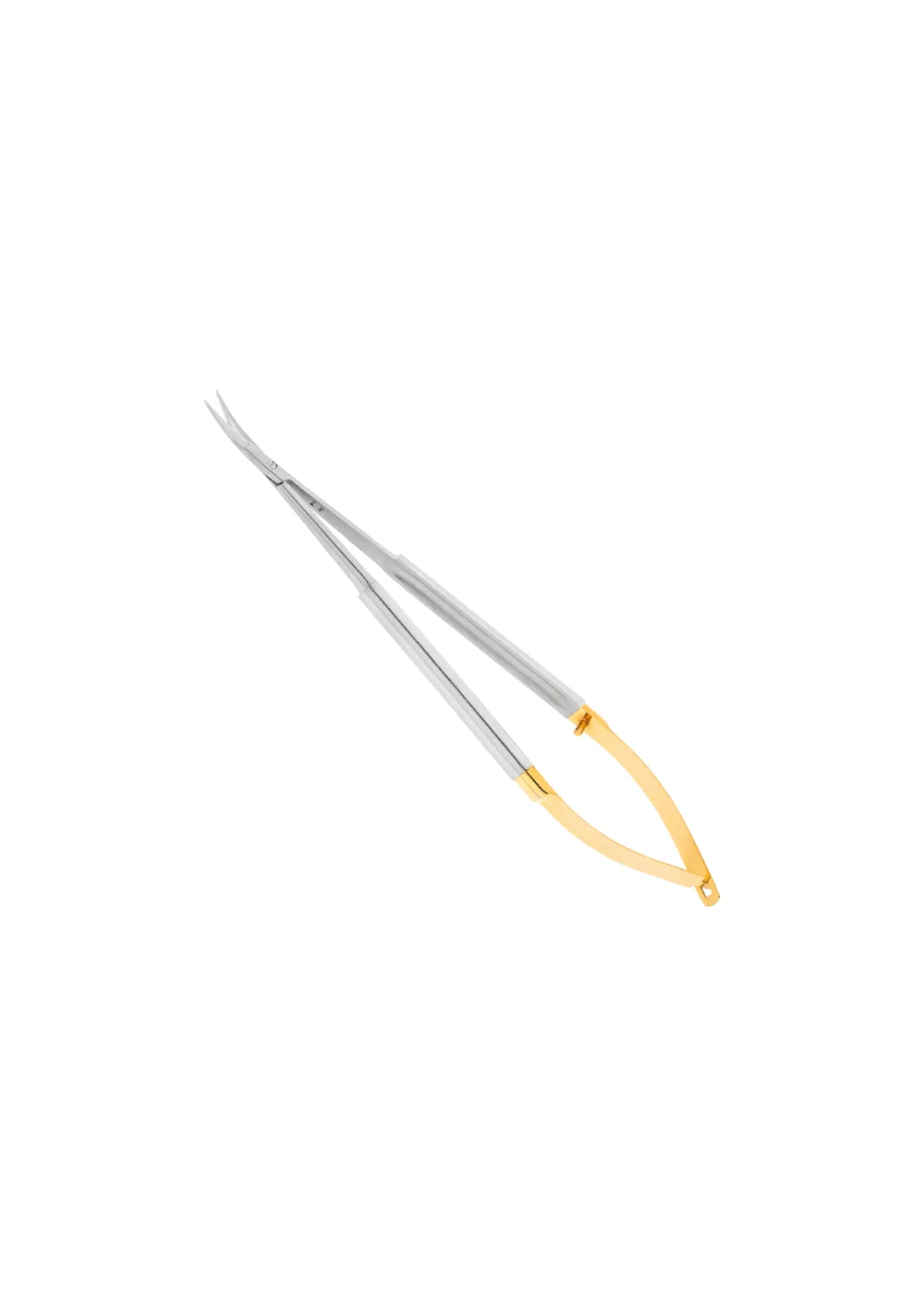 HLW 40-48B - ножницы хирургические изогнутые Micro Schere TC, 170 мм