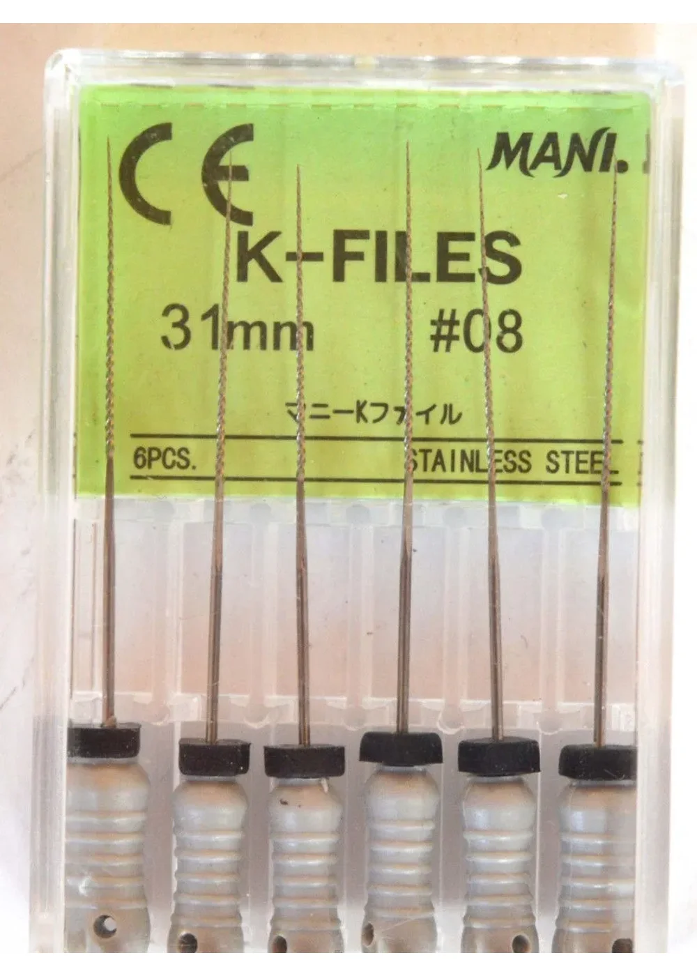 К-файл, Mani, 31мм №08 (6шт)