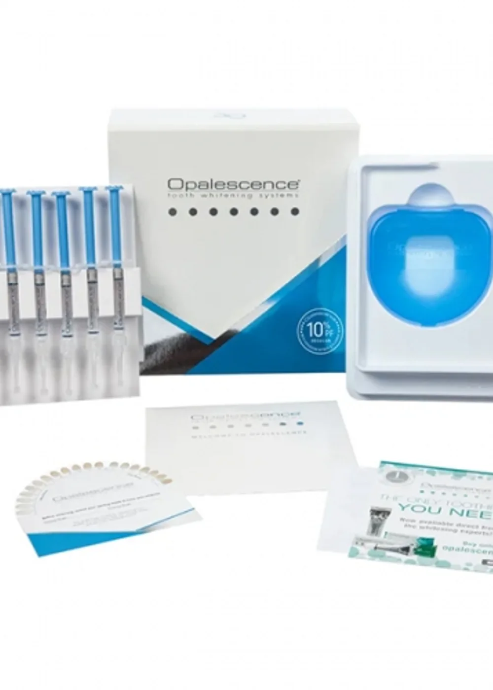 Opalescence 10% PF Regular Patient Kit - гель для домашнего отбеливания (8шпр.х1,2мл+зуб.паста+конт.для капп) (США)
