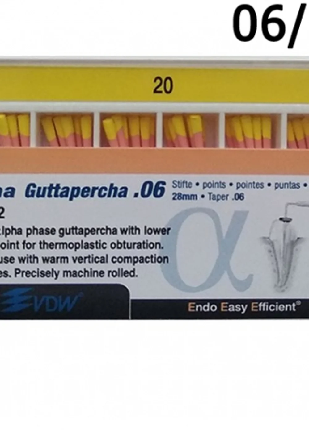 Альфа Гуттаперча (Alpha Guttapercha) №20 06 L28, VDW (Германия)