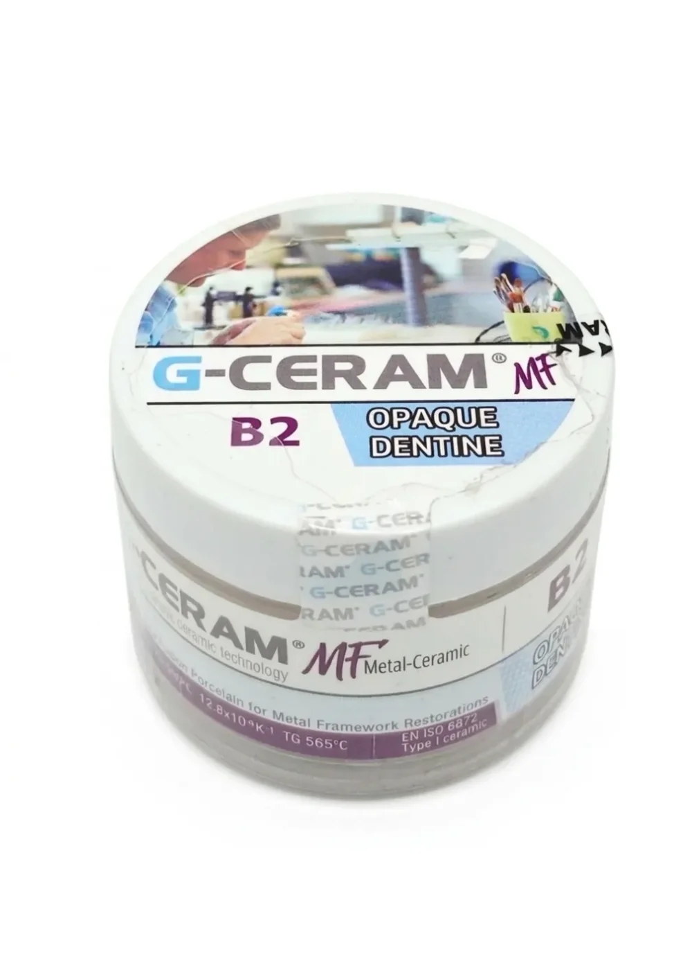 Керамическая масса, G-CERAM, MF опаковый дентин Opaque Dentine B2, 20г