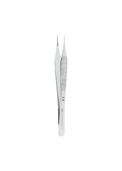 Asa Dental 0624-2 - пинцет прямой, тонкий Micro-Adson, 15 см