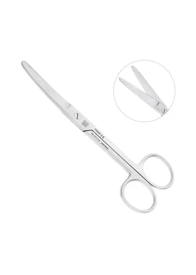 Nopa Instruments AC 011/14 - ножницы операционные, закругленные, изогнутые, 14,5 см