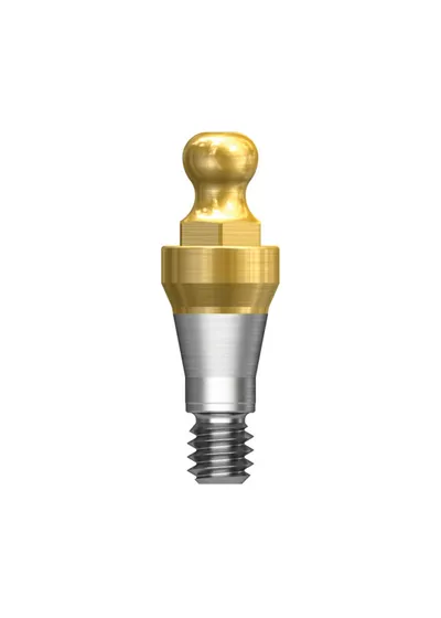 Абатмент шариковый, OSSTEM, TS Stud Mini, под ключ O-ring, D=3.5 мм, G/H=2.0 мм