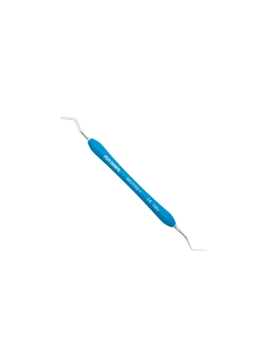 Asa Dental MC1102-1 - гладилка N1 двусторонняя Magic Color с силиконовой ручкой