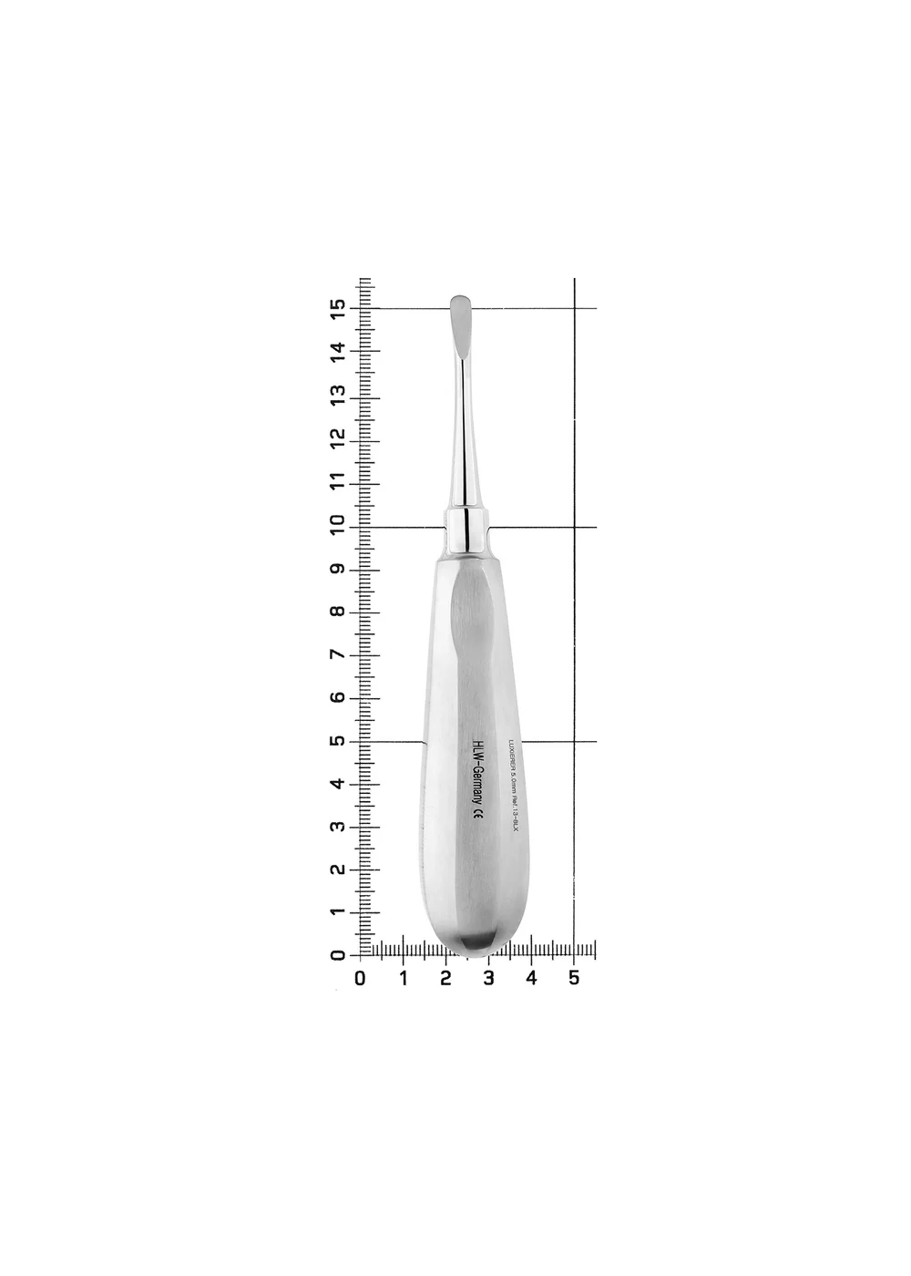 HLW 13-8LX - люксатор изогнутый, 5 мм