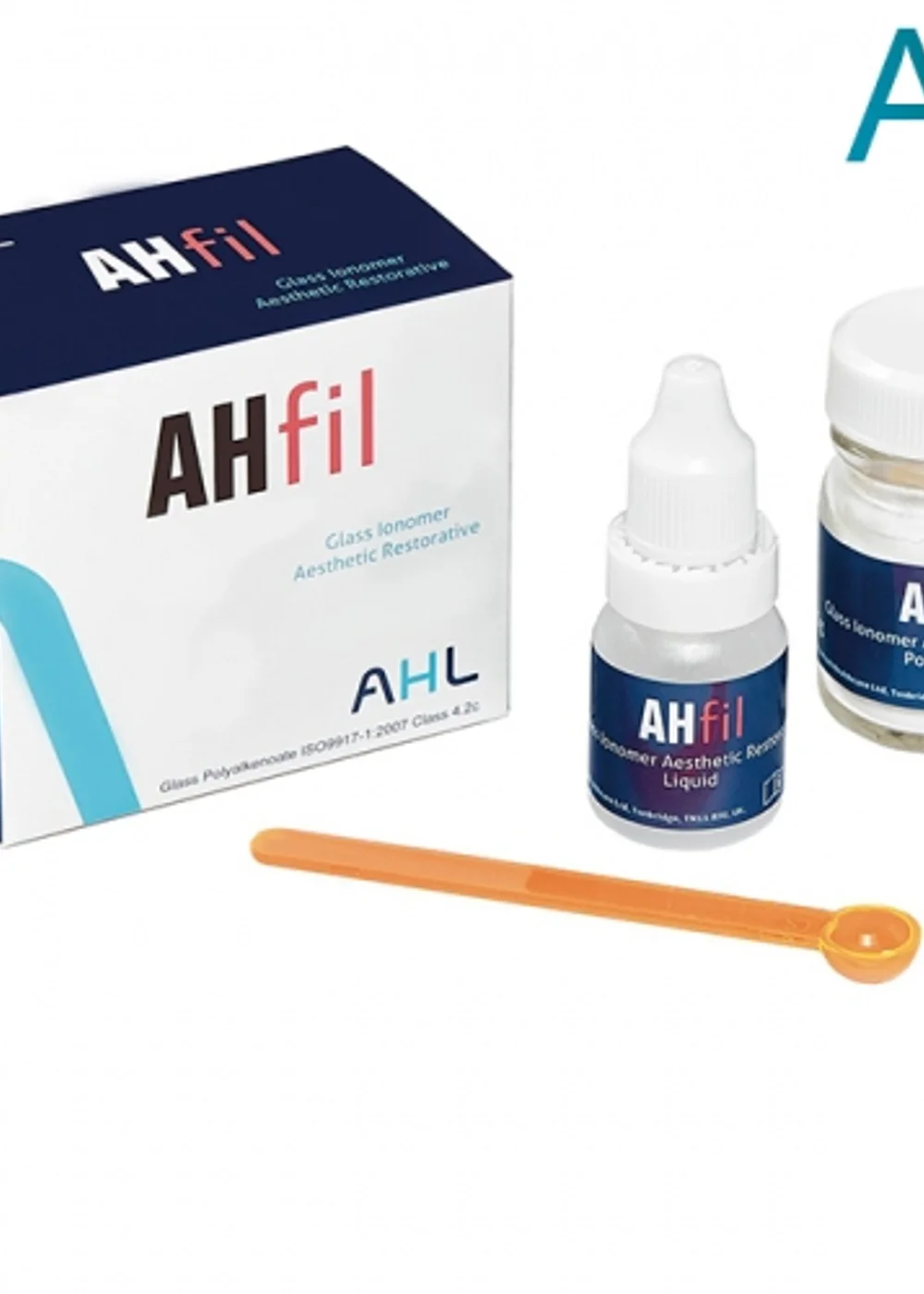 AHfil цв.А3 (пор. 15г, жид. 7мл)-cтеклоиономерный цемент для реставрации, AHL