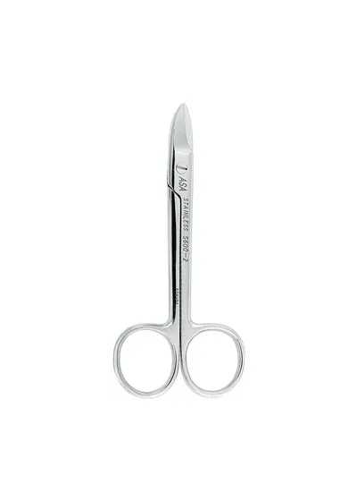 Asa Dental 5600-2 - ножницы коронковые с загибом, зубчики на одном лезвии, 10,5 см