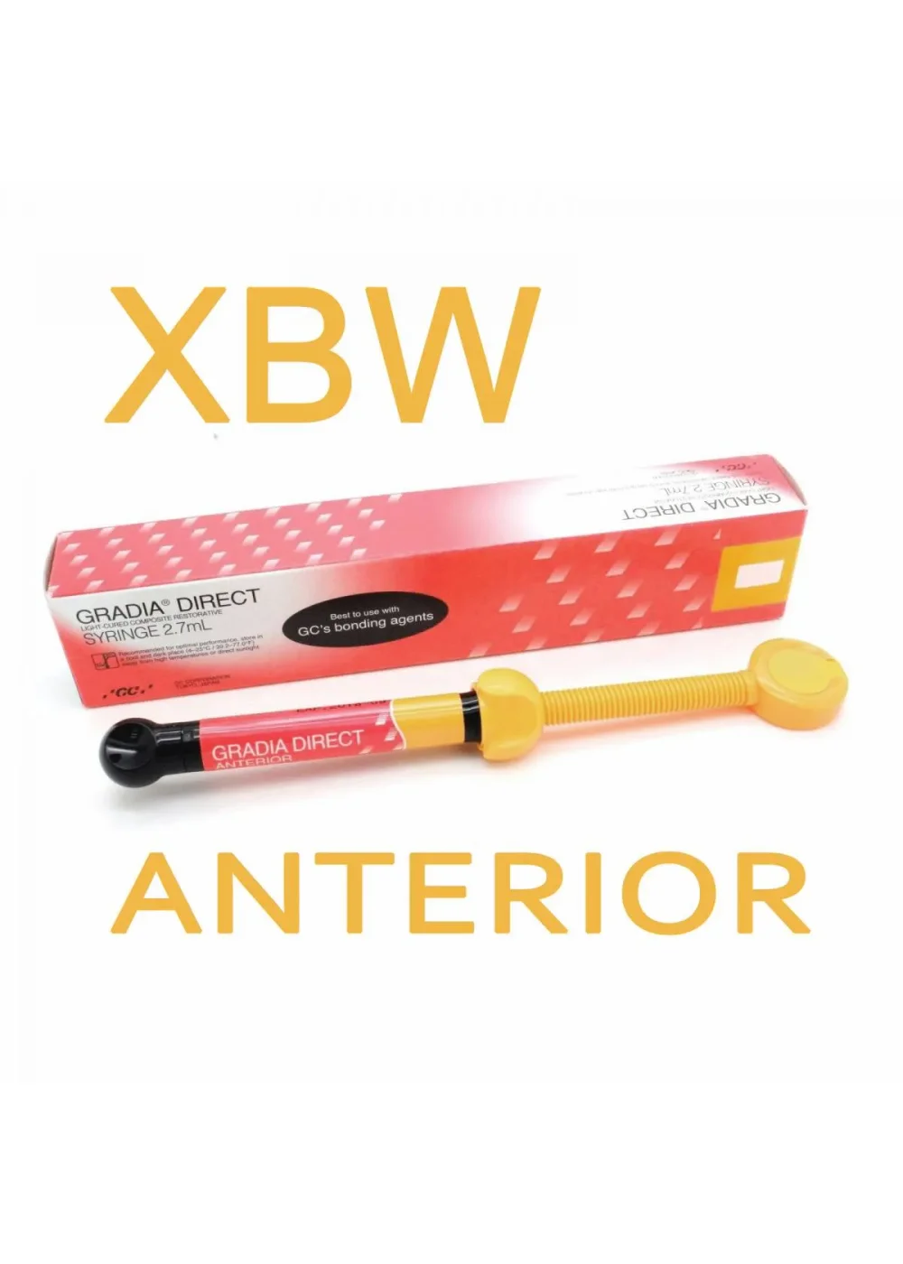 Композит светоотверждаемый микрогибридный, GC, Gradia Direct X, X-BW, шприц, 4 г