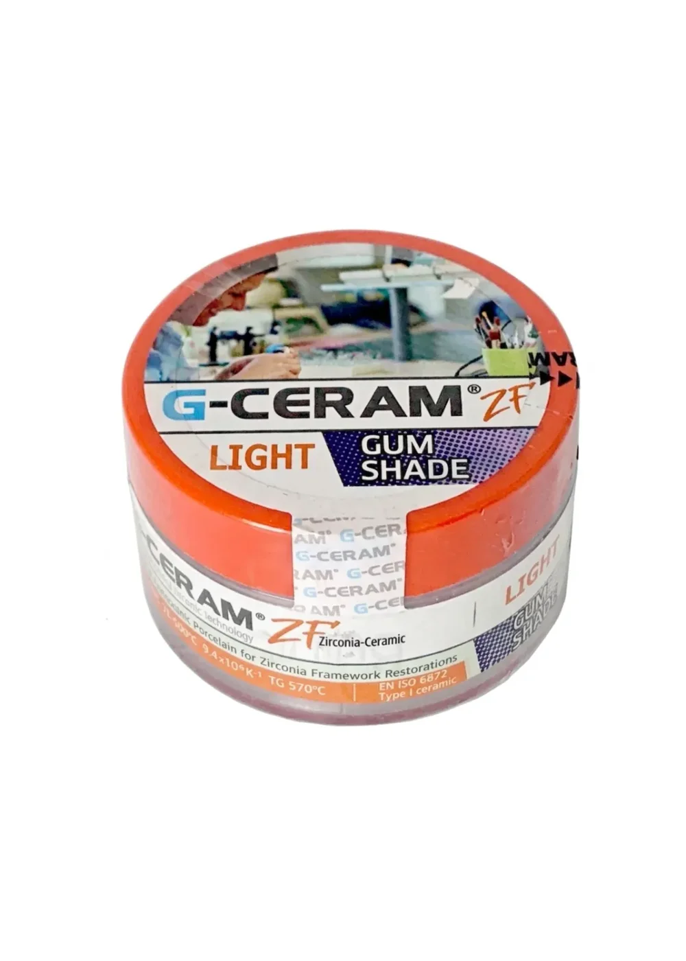 Керамическая масса десневой дентин, G-CERAM, ZF Gum Shade Light, 15г