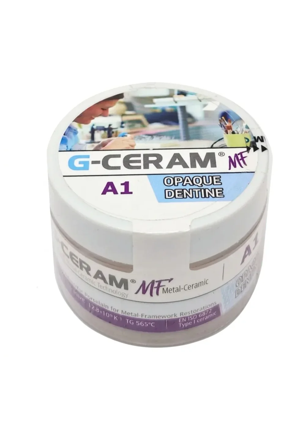Керамическая масса дентинная, G-CERAM, MF опаковый дентин Opaque Dentine A1, 20г