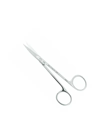 Asa Dental 0300-2 - ножницы для десны N2 изогнутые по плоскости, 12 см