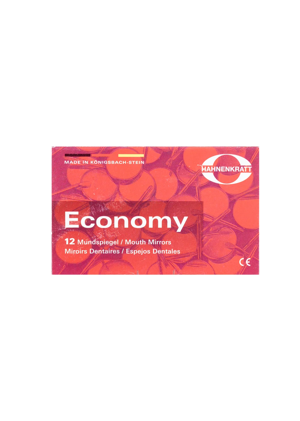 Hahnenkratt ECONOMY RS - зеркало без ручки, №4, диаметр 22 мм, 12 шт