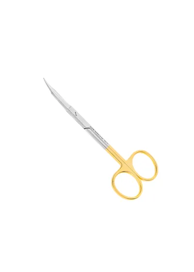 HLW 19-6TC - ножницы хирургические изогнутые Goldmann-Fox TC, 125 мм