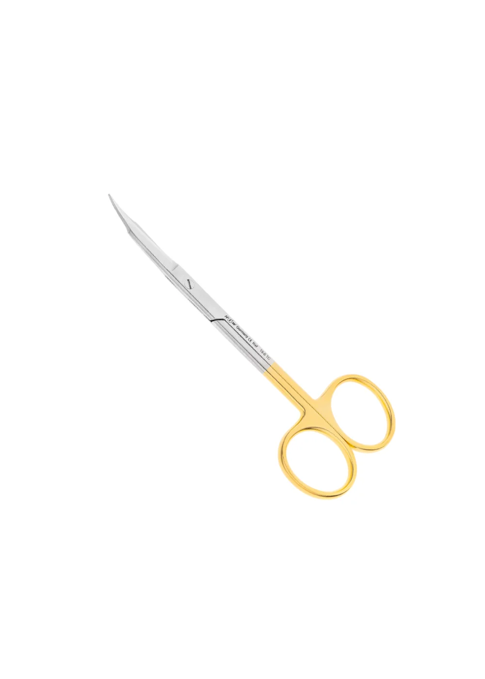 HLW 19-6TC - ножницы хирургические изогнутые Goldmann-Fox TC, 125 мм