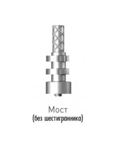 Слепочный трансфер для винтового абатмента, Dentium, SPU55BL, диаметр 5.5мм