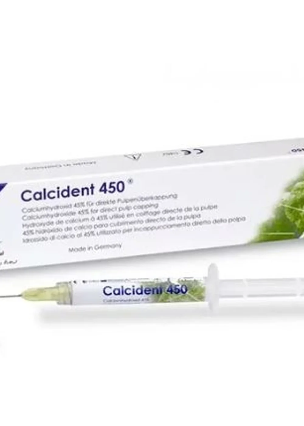 Паста лечебная, Willmann&Pein, Calcident 450, 1 шприц х 2мл, на основе гидроксида кальция