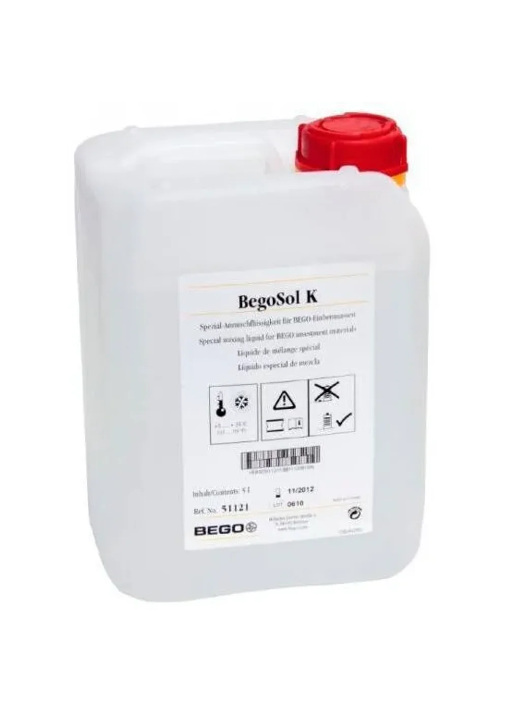 Жидкость для паковки, BEGO, BegoSol K, 5 л