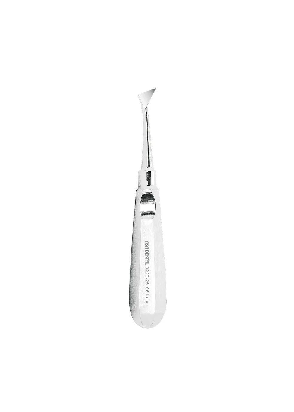 Asa Dental 0220-25 - элеватор для корней N25 с ручкой из нержавеющей стали