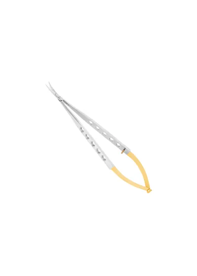 HLW 19-23B - ножницы-микро изогнутые Micro Schere TC, 170 мм
