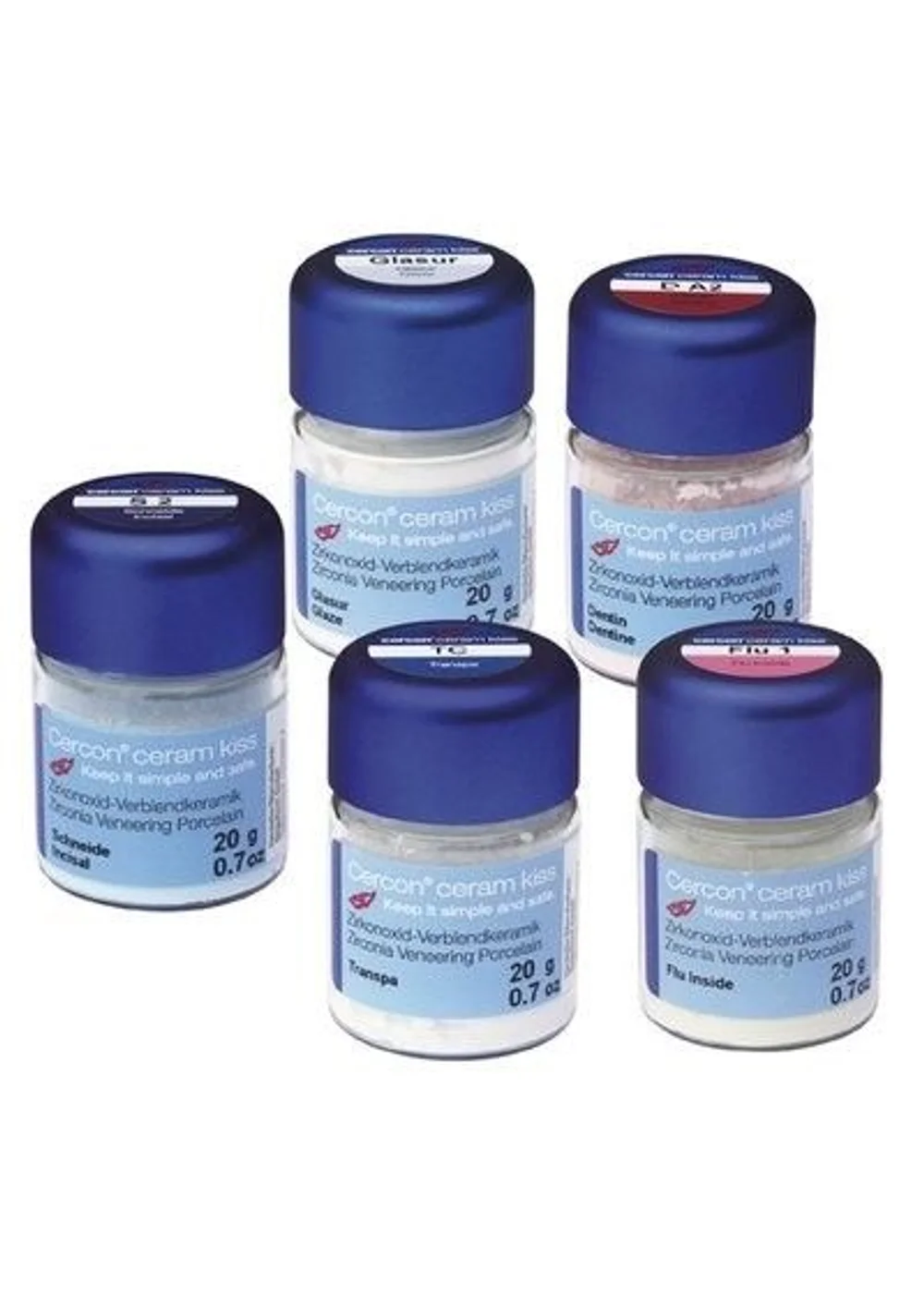 Плечевая масса, DeguDent, Cercon Ceram Kiss SM, Белый, 20 г