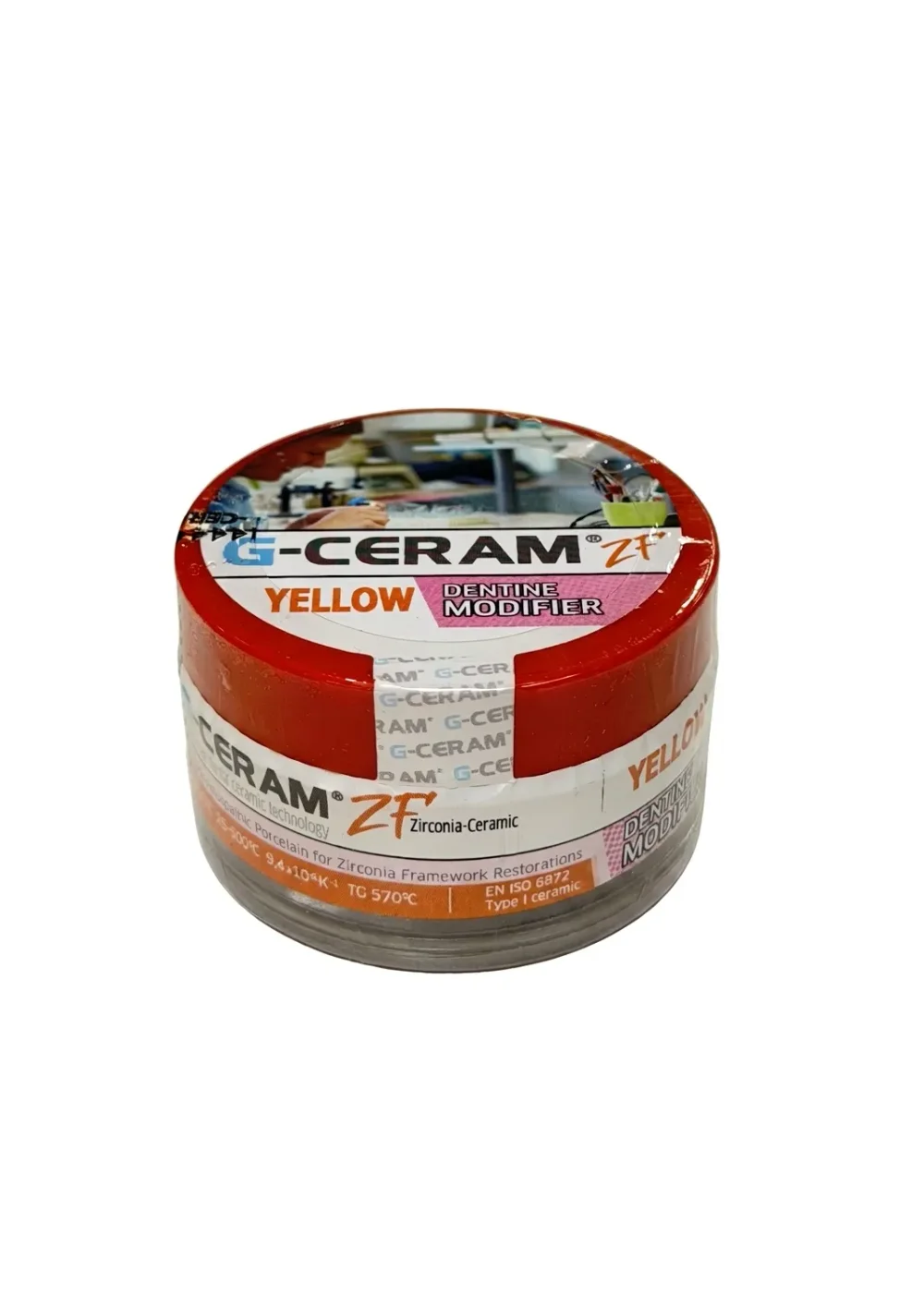 Керамическая масса модификатор, G-CERAM, ZF модификатор дентина Dentine Modifier Yellow, 15г