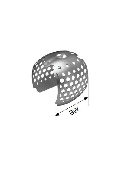 Мембрана титановая, OSSTEM, OssBuilder OB3, для вертикальной аугментации, BW=10.0, BL=9.0, LL=9.0, BD=5.5, LD=5.5 мм
