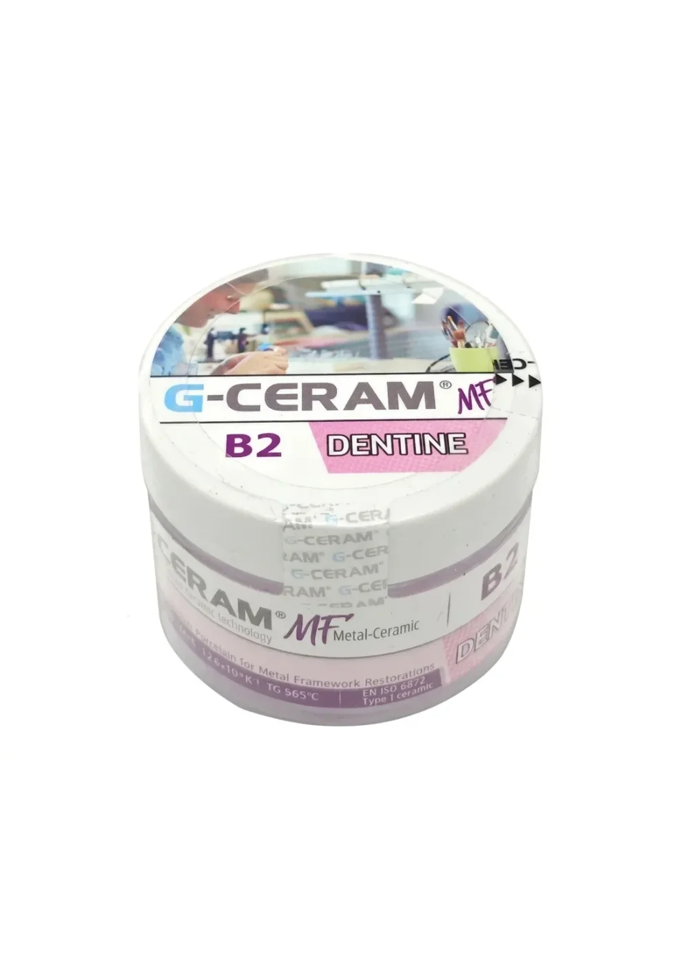 Керамическая масса дентинная, G-CERAM, MF дентин Dentine B2, 20г