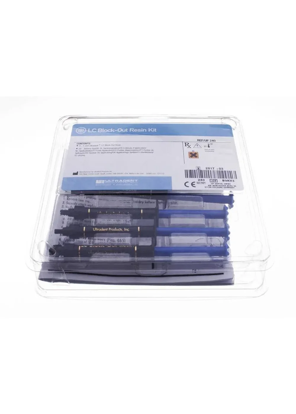 Смола-гель, Ultradent, ЛС Блок (LC Block-Out Resin), 4 шпр., UL240