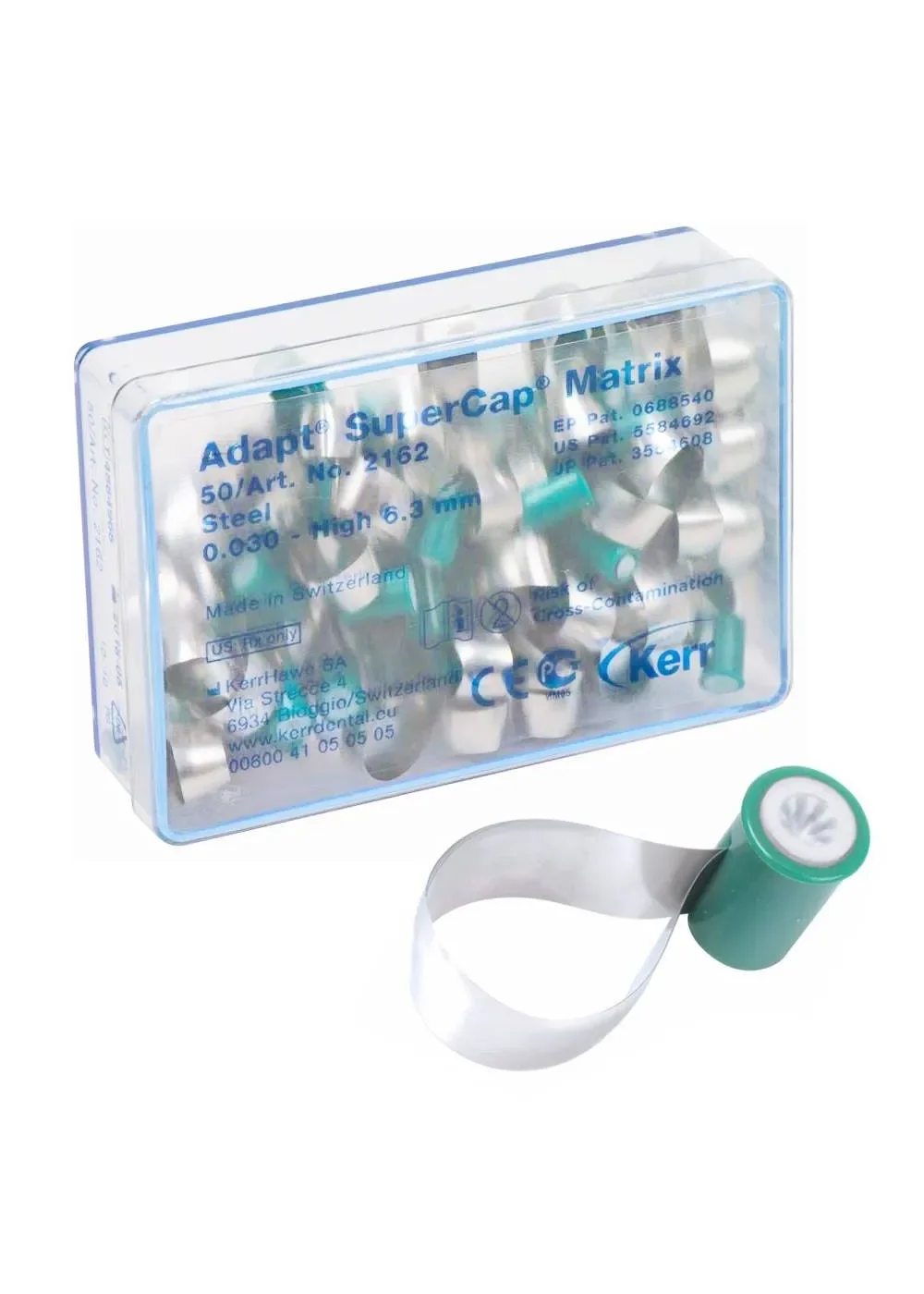 Капсулы для супермата, Kerr, Adapt SuperCap 0.03x6.3мм 50шт #2162