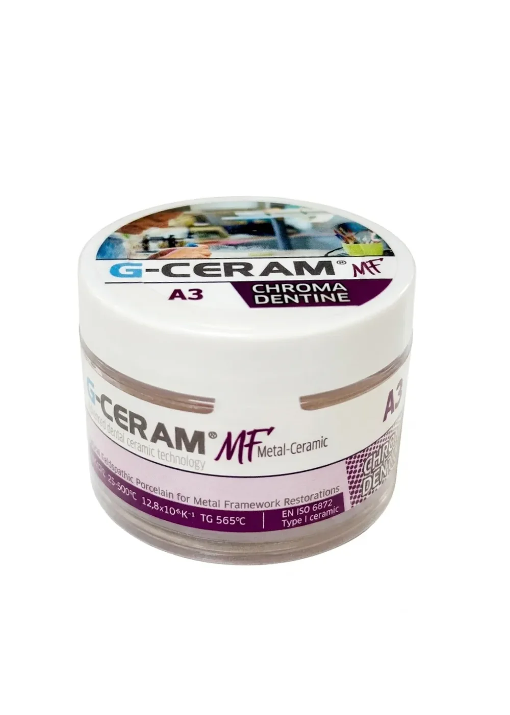 Керамическая масса дентинная, G-CERAM, MF хром дентин Chroma Dentine A3, 20г