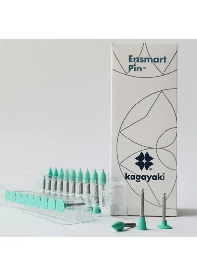 Полиры, KAGAYAKI, Головки, Ensmart Pin 70, зеленые, 30шт