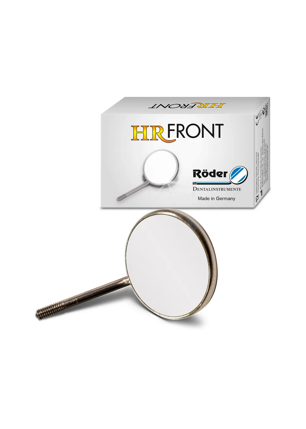Roder Dentalinstrumente HR Front - зеркало плоское, без ручки, размер 3, 20 мм, 12 шт