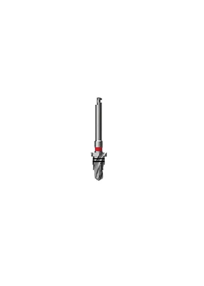 Сверло коническое, OSSTEM, Taper KIT, трехлезвийное, D=5.0 мм, L=7.0 мм, TL=31.5 мм, Y-Dim=1.0 мм, цвет красный