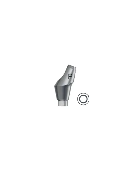 Абатмент угловой Astra Tech, Profile EV 4.2, высота 2 мм, диаметр 4.2 мм, титан, белый