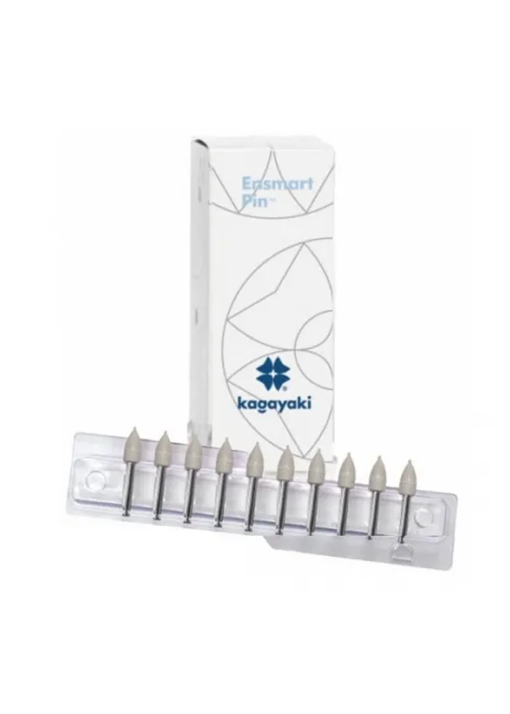 Полиры, KAGAYAKI, Пики, Ensmart Pin 125, белые, 10шт