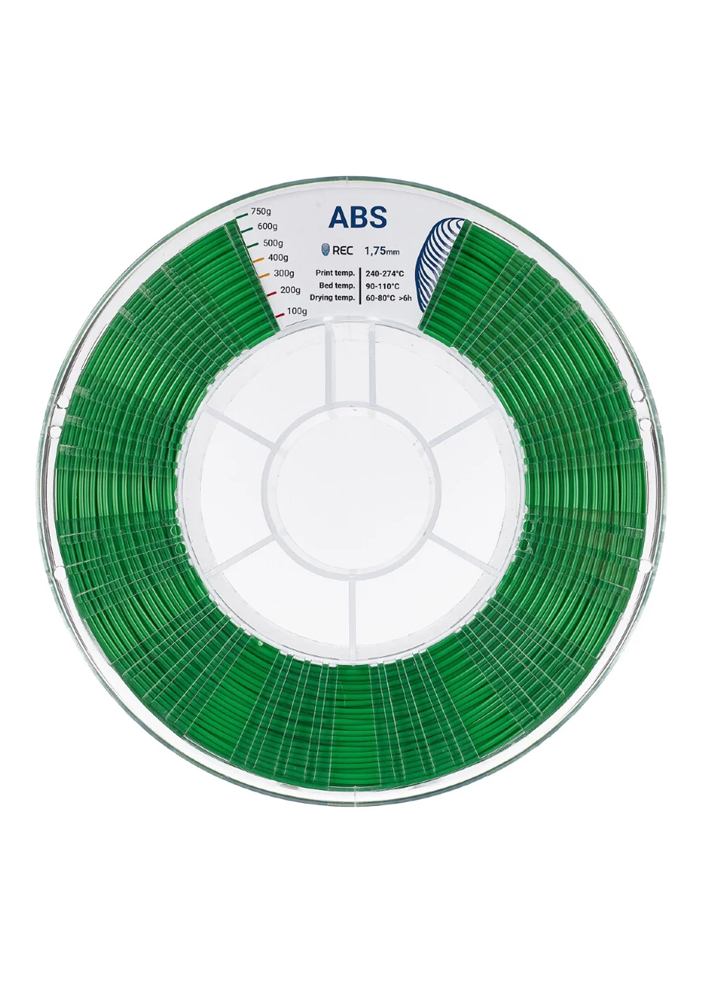 Филамент, UniFormation, ABS Зеленый, 1.75 мм, 1 кг