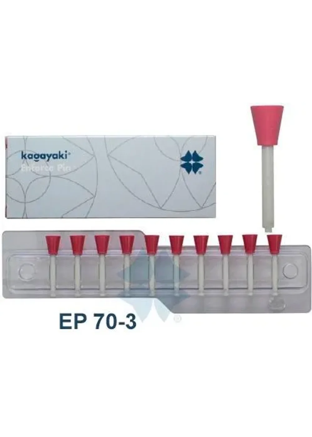 Полиры, KAGAYAKI, Пики, Ensmart Pin 125, белые, 30шт