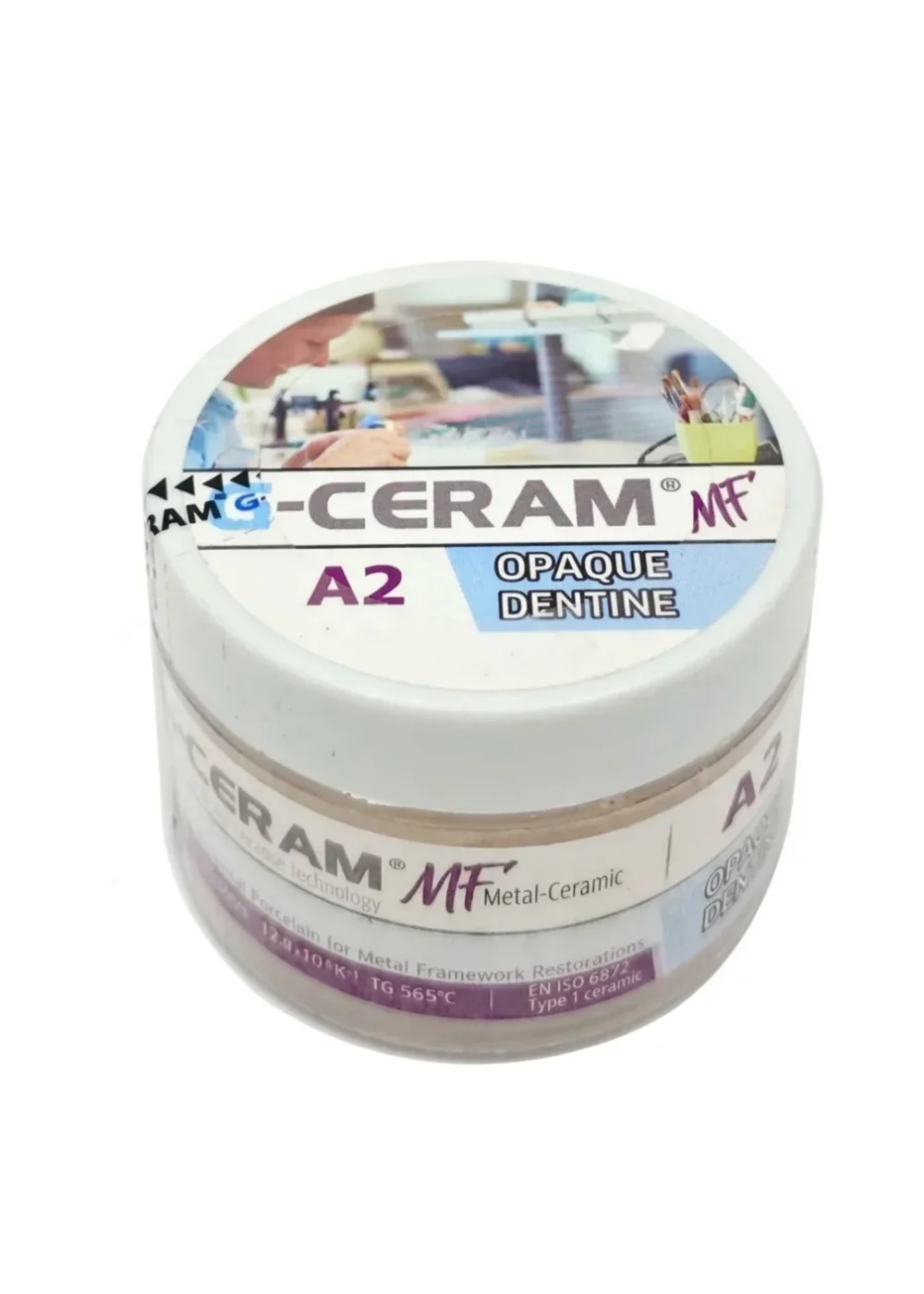 Керамическая масса дентинная, G-CERAM, MF опаковый дентин Opaque Dentine A2, 20г