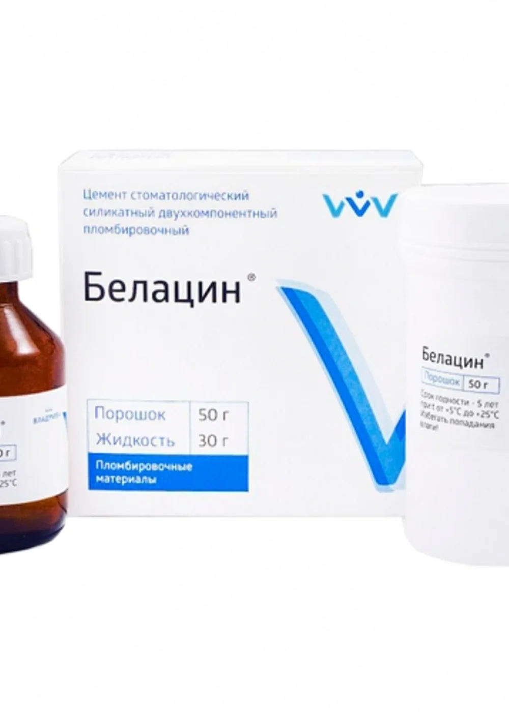 Белацин - силикатный цемент (50+30) ВладМиВа