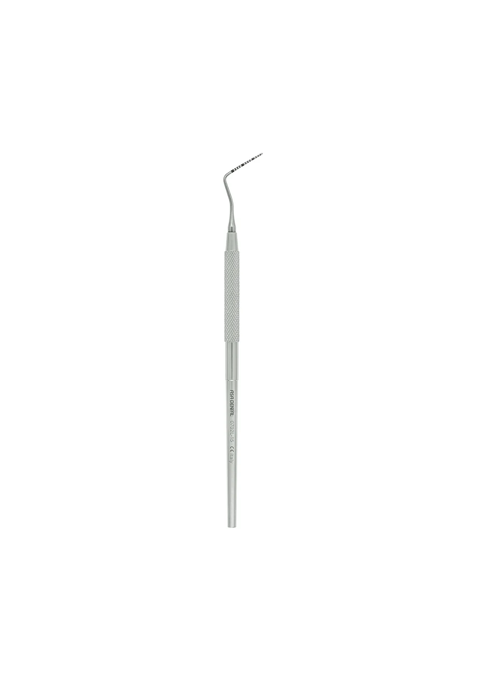 Asa Dental 0702L-15 - зонд пародонтологический односторонний (15-14-10-9-5-4), 155 мм