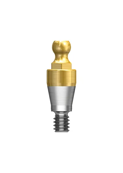 Абатмент шариковый, OSSTEM, TS Stud Standart, под ключ O-ring, D=3.5 мм, G/H=2.0 мм