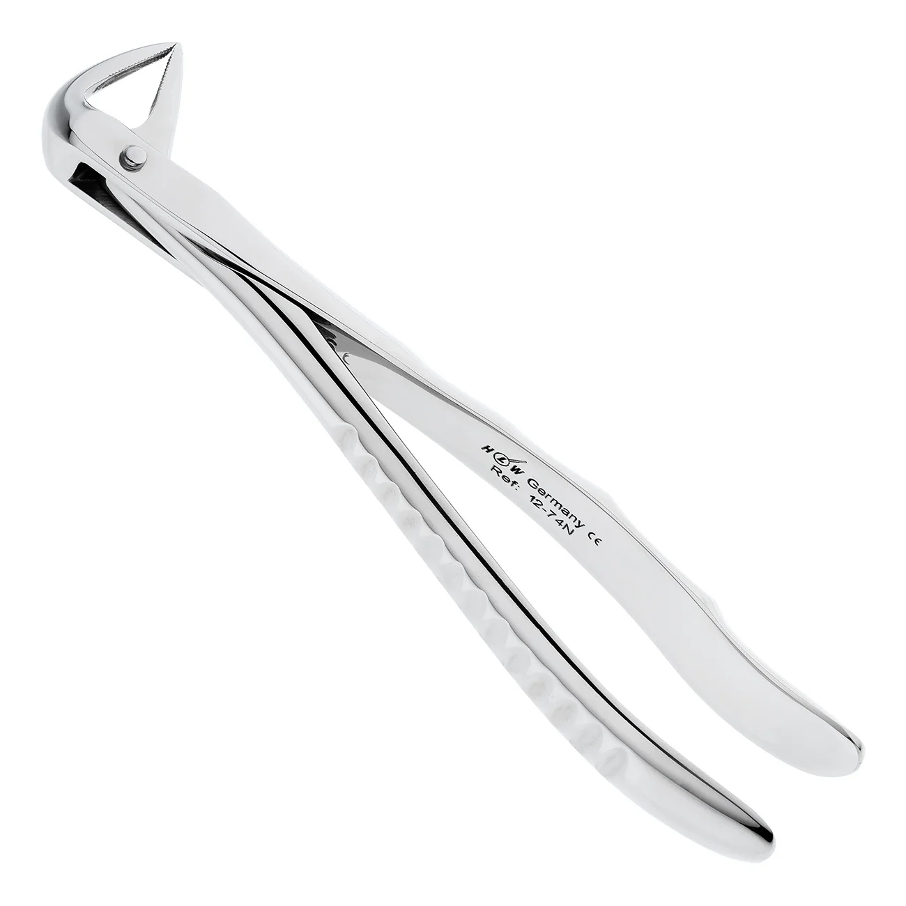 Щипцы №74N для удаления зубов нижние, корневые , анатомическая ручка