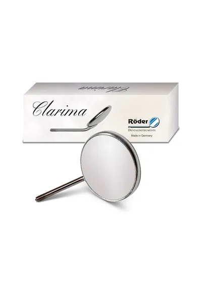 Roder Dentalinstrumente Clarima - зеркало незапотевающее, увеличительное, без ручки, размер 5, 24 мм, 12 шт