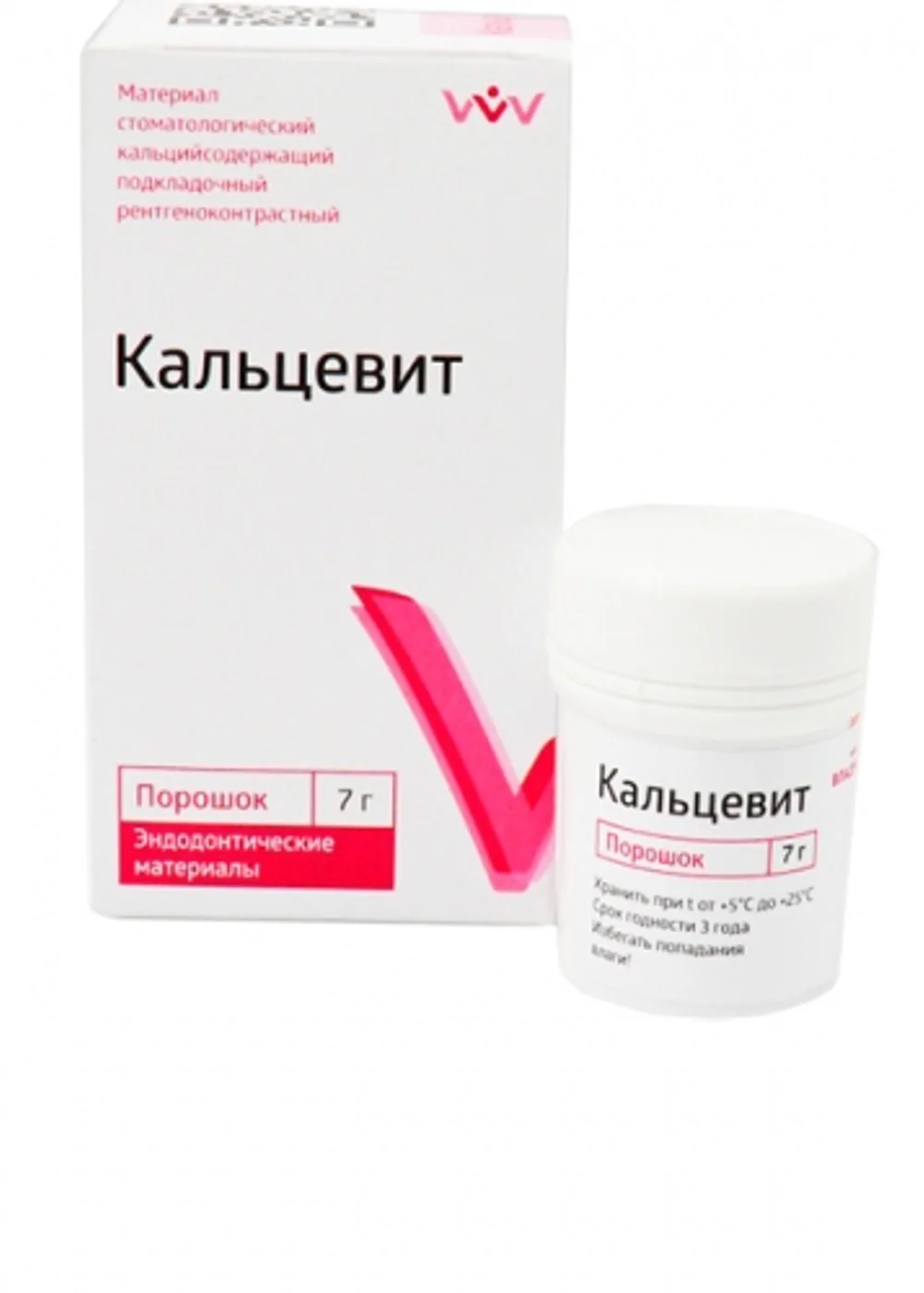 КАЛЬЦЕВИТ-порошок на основе гидроокиси кальция 7г, Владмива