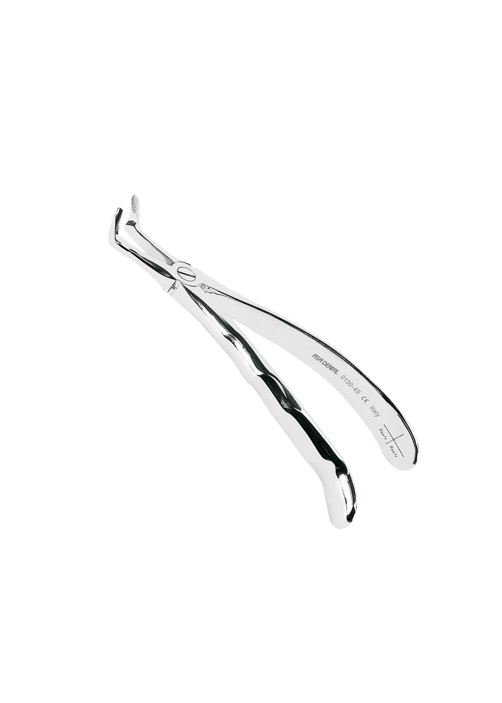 Asa Dental 0130-45 - щипцы N45 для удаления зубов для нижних корней с зубчиками с анатомической ручкой