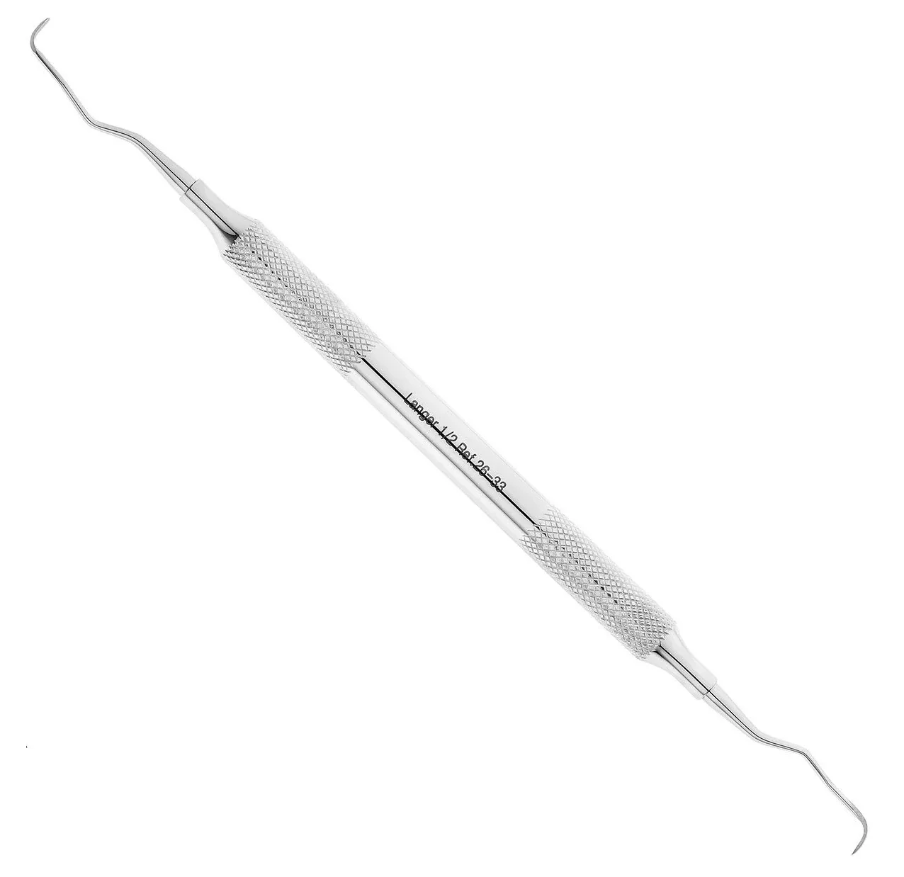 Кюрета Langer, форма 1/2, ручка диаметр 8 мм, 26-33*, HLW