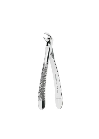 Asa Dental 0100-74M - щипцы для удаления зубов с зазубренными кончиками, нижние корни